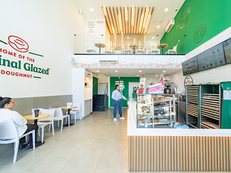 Krispy Kreme - Customer service area with integrated merchandising and lighting - Contract Workplaces.jpg